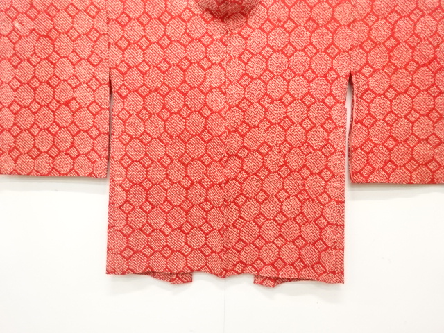 本総絞り　亀甲・菱模様　羽織